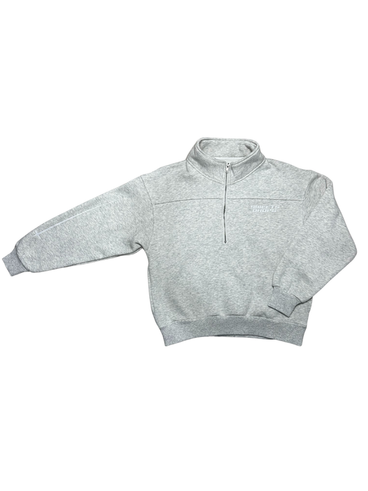 SWEETSDROPS HALF-ZIP SWEATER