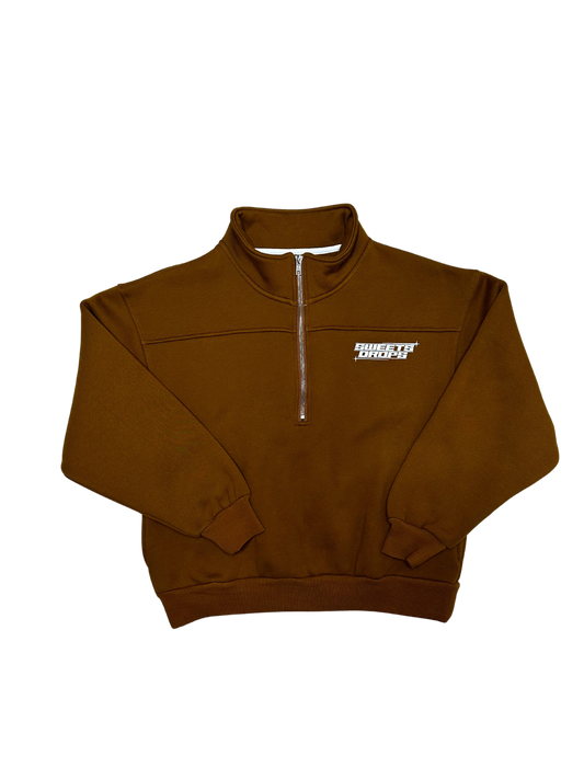 SWEETSDROPS HALF-ZIP SWEATER