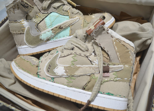 NoSy Retro 1 High Bootleg Patchwork