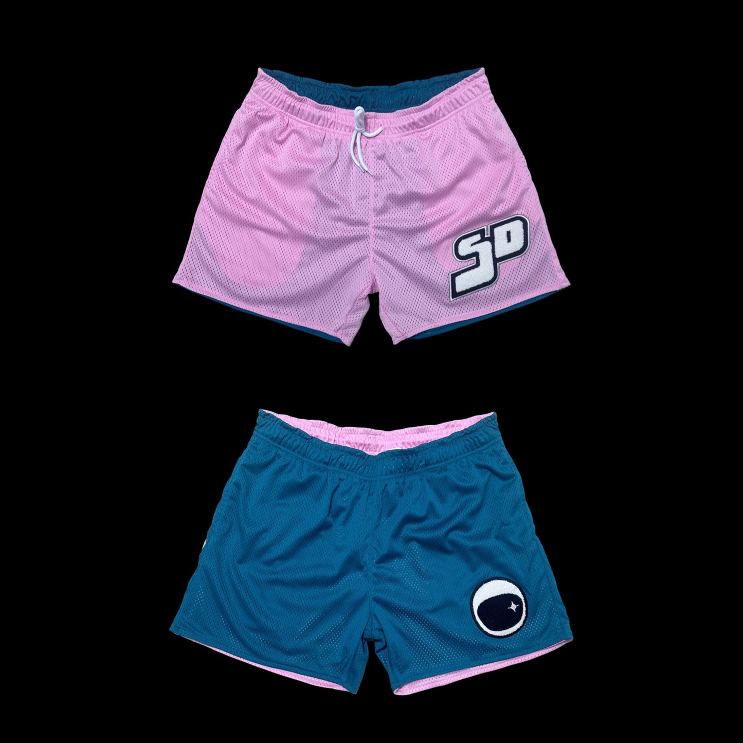 CYBER X SWEETSDROPS Reversible Mesh Shorts