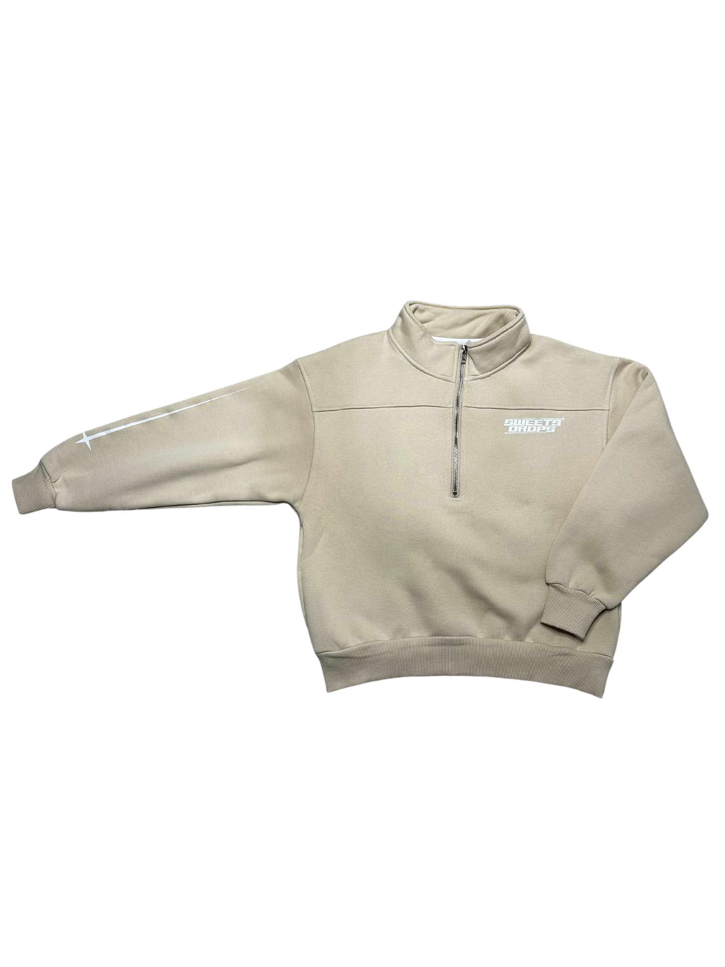 SWEETSDROPS HALF-ZIP SWEATER