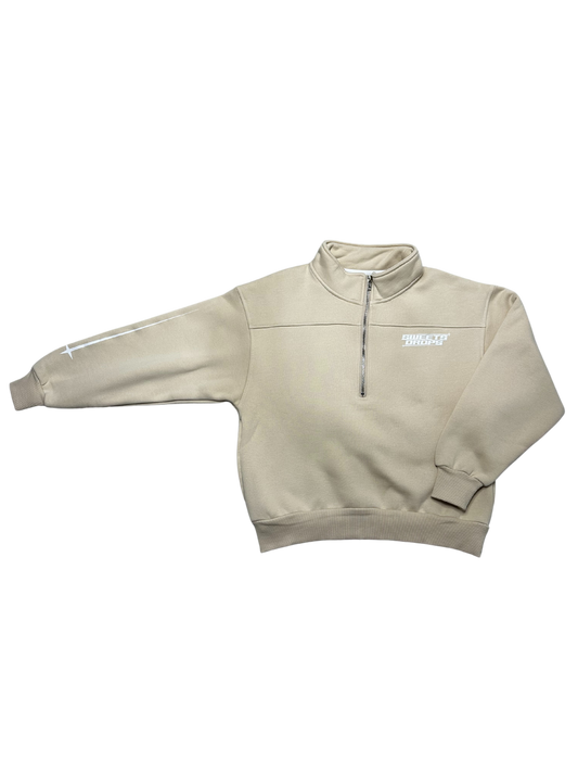 SWEETSDROPS HALF-ZIP SWEATER